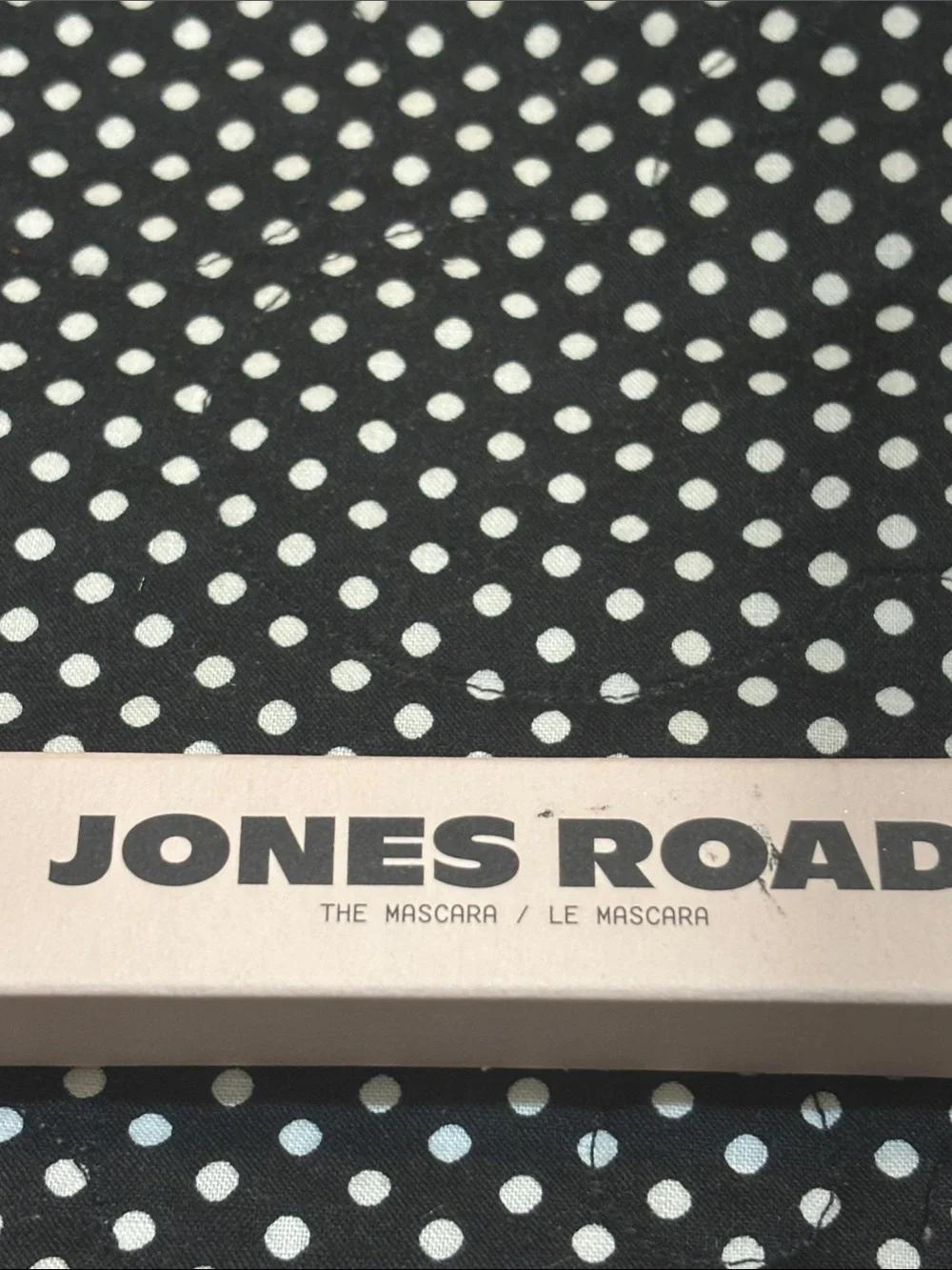 Jones Road Black Mascara Tube with Cream Box